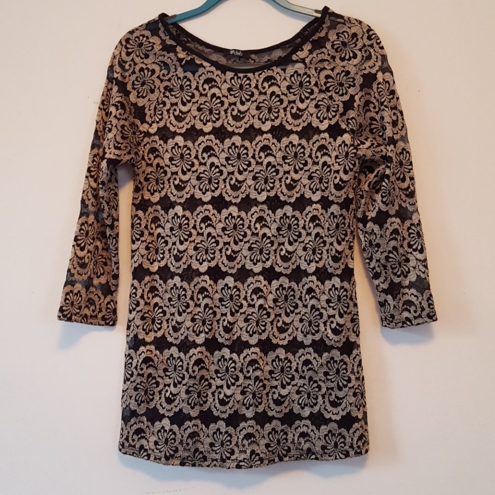 Gold Sheer Blouse